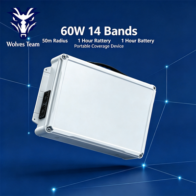Acquistare Jammer di segnale da desktop da 60W a 14 bande con antenna omnidirezionale per schermatura RF completa fabbricazione online