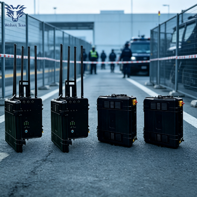 Acquistare Disturbatore di telefonia portatile fino a 500 m 6 bande di interferenza Omni o antenne direzionali per il sito temporaneo di EOD fabbricazione online