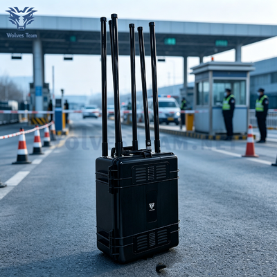 Acquistare 500M Distant Controlled High Power Forces Armed Signal Jammer per il controllo temporaneo dei confini fabbricazione online