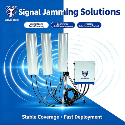 Acquistare 600W Jammer di Segnale Impermeabile da Esterno con 14 Bande di Frequenza Critiche per Blocco RF Completo fabbricazione online