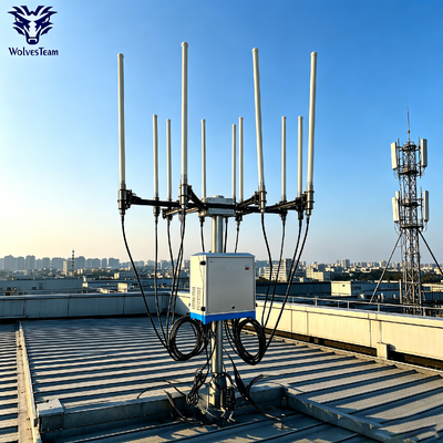 Acquistare 400W 8-Band IP65 Impermeabile Segnale Jammer da Esterno per CDMA GSM DCS PCS 3G 4G LTE WiMAX WiFi VHF UHF fabbricazione online