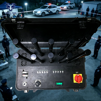Acquistare Disturbatore di segnale portatile all'aria aperta con batteria integrata e frequenze personalizzabili per riunioni e eventi di alto profilo temporanei fabbricazione online