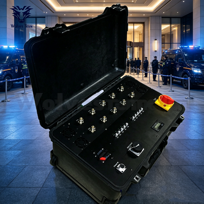 Acquistare Disturbatore di segnale portatile all'aperto con batterie integrate Frequenze personalizzabili per riunioni temporanee di alto profilo ed eventi VIP fabbricazione online