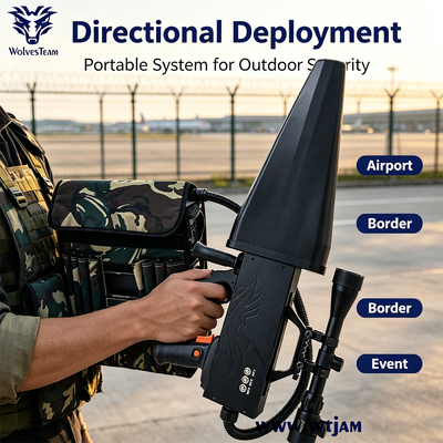 Acquistare Sistema anti-UAV a 4 bande di 120W con durata della batteria di 1 ora fabbricazione online