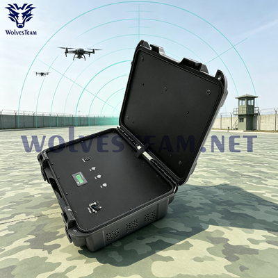 Acquistare 300M Dispositivo di soppressione del segnale anti-drone portatile leggero a 3 canali per uso esterno fabbricazione online