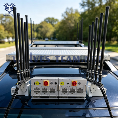 Acquistare Disturbatore di segnale per veicoli con antenne omnidirezionali che blocca Wi-Fi, GPS, ecc. dei droni fabbricazione online