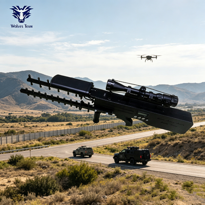 Acquistare Pistola Contromisura UAV 30W 100-240VAC Dispositivo Portatile di Soppressione RF per Anti Drone e Protezione Informazioni Confidenziali fabbricazione online