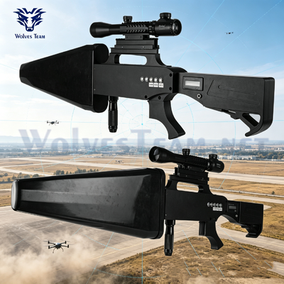 Acquistare Pistola anti-drone portatile a lungo raggio 500-1000m, dispositivo portatile di soppressione del segnale anti-UAV per il governo e la sicurezza del sito fabbricazione online