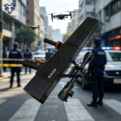 Acquistare Ultimo disturbatore di segnale per le forze dell'ordine portabile anti-UAV con bande di frequenza personalizzabili 4 ′′ 8 fabbricazione online