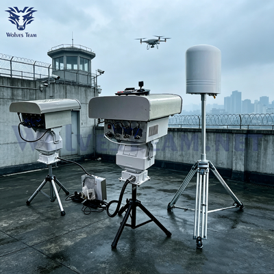 Acquistare Dual Combined Directional Anti Drone Jammer integrato con Drone Detector e Pilot Locator Efficace Jamming e Range di rilevamento oltre 1000 metri fabbricazione online
