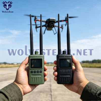 Acquistare Rilevatore di droni portatile con frequenze personalizzabili, batteria integrata e antenna omnidirezionale fabbricazione online
