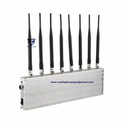 Emittente di disturbo telecomandata multi- del segnale del telefono cellulare di WiFi 3G 4G 5g GSM dell'antenna omnidirezionale della banda che incontra la stanza di /Exam