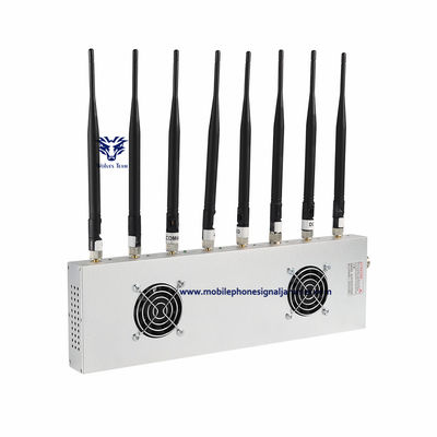 Emittente di disturbo telecomandata multi- del segnale del telefono cellulare di WiFi 3G 4G 5g GSM dell'antenna omnidirezionale della banda che incontra la stanza di /Exam