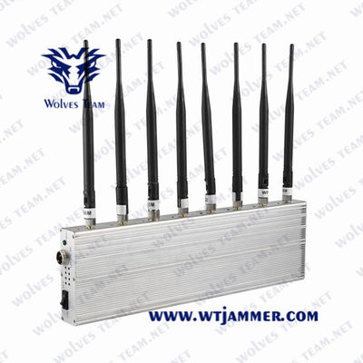comprare GSM 3G 4G GPS Wifi Lojack 8 bande 18W 40m Jammer per cellulari online manufacture