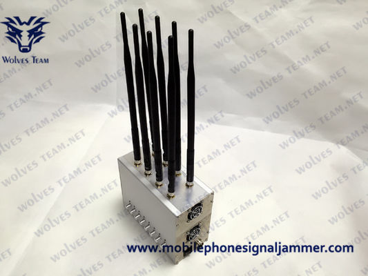 Ventole di raffreddamento tutta l'antenna omnidirezionale delle multi bande dell'emittente di disturbo di GSM 3G 4G 5G dell'emittente di disturbo del segnale del telefono cellulare