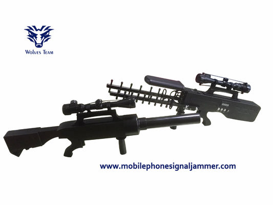 comprare Sicurezza Difesa Drone Dispositivo di interferenza Arma Forma IR Laser Telescopio IP55 impermeabile Anti-Uav Drone Jammer 2000 metri online manufacture