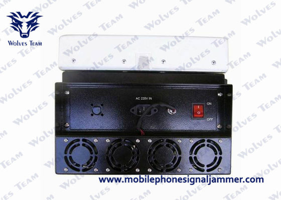 Potente Prison Jammer Telefono cellulare Jammer WiFi Bluetooth con antenne a pannello direzionale