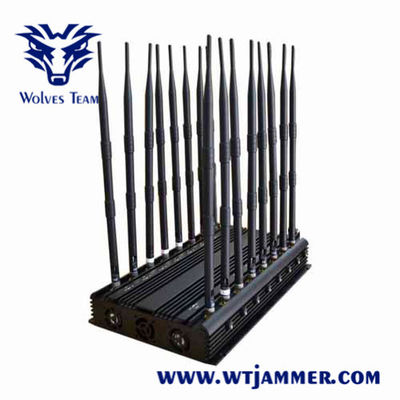 comprare Controllo remoto 18 bande 50m 30w Telefono cellulare GPS jammer online manufacture