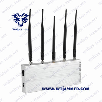 emittente di disturbo potente Glonass del segnale di 10W GPS tutto il GPS L1 L2 L3 L4 L5 50 alla durata della vita lunga 60Hz 80 metri