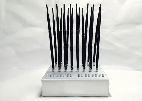 Emittente di disturbo regolabile di GSM 4G 5G 315/433MHz dell'emittente di disturbo del segnale del telefono cellulare delle antenne dello stampo 22 del segnale dei Gps di WIFI
