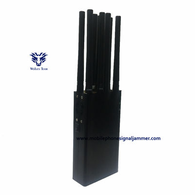 Adapte tenuto in mano portatile di CA dell'emittente di disturbo dell'emittente di disturbo GPSL1/L2/L5 WIFI del telefono cellulare di 3G 4G 5G
