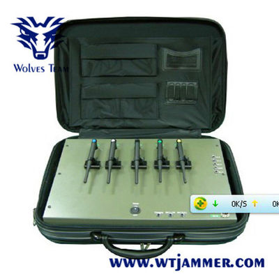 comprare Disegno della valigetta 30W Wi-Fi GPS VHF UHF Portable Signal Jammer online manufacture