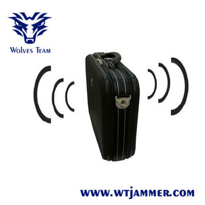 Emittente di disturbo portatile del segnale di frequenza ultraelevata di VHF di progettazione 30W WiFi GPS della cartella