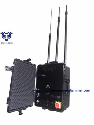 emittente di disturbo portatile del segnale di GPS WiFi 2.4G delle bande 250W 8