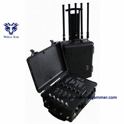 emittente di disturbo portatile del segnale di GPS WiFi 2.4G delle bande 250W 8
