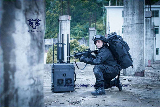 300W 500 metri di GSM di emittente di disturbo portatile senza fili del segnale