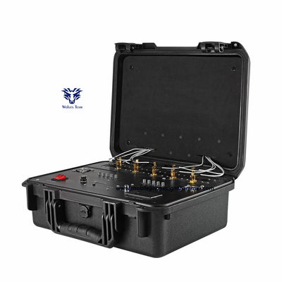 Tutto in uno Impermeabile Outdoor 25-6000 MHz Signal Jammer Antenne omnidirezionali ad alto guadagno fino a 2000 metri