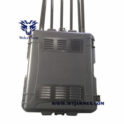 Emittente di disturbo del segnale del telefono cellulare dell'emittente di disturbo rf WIFI della bomba del veicolo con il convoglio della DDS che inceppa sistema