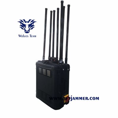 Emittente di disturbo del segnale del telefono cellulare dell'emittente di disturbo rf WIFI della bomba del veicolo con il convoglio della DDS che inceppa sistema