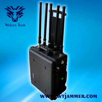 8 emittente di disturbo militare portatile di segnale WiFi di alto potere 200W GSM GPS 3G 4G 5G delle bande