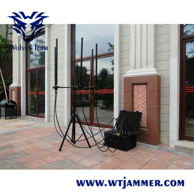 8 emittente di disturbo militare portatile di segnale WiFi di alto potere 200W GSM GPS 3G 4G 5G delle bande
