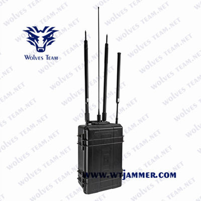 Multi emittente di disturbo all'aperto antiurto del segnale di VHF 550W della banda