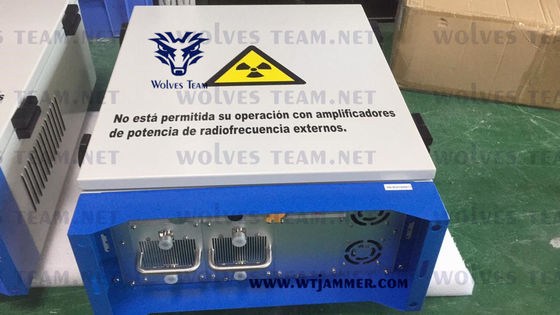 10 emittente di disturbo del telefono di alto potere di frequenza ultraelevata 500m di VHF delle bande 3G 4G WIFI 1000W