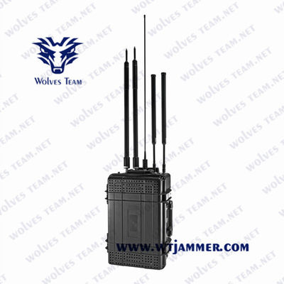 Frequenza ultraelevata VHF350MHz Walky - emittente di disturbo del segnale del veicolo di film sonoro 800W