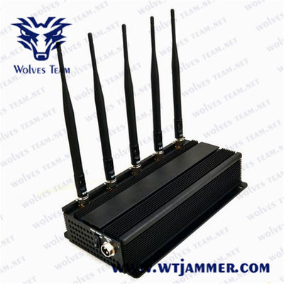 25 metri di 2.4G 4.9G 5.0G 5w di segnale WiFi di dispositivo dell'emittente di disturbo