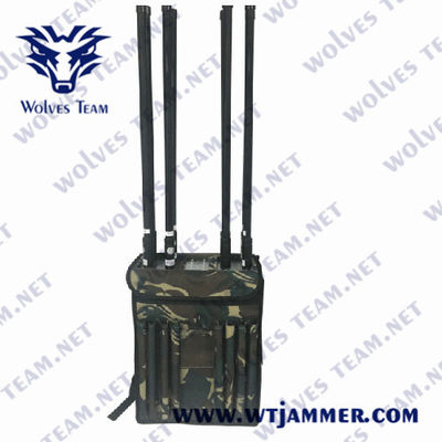 Backpack l'emittente di disturbo di frequenza di Ied il GSM WiFi 2.4G 3G 4G 40w GPS