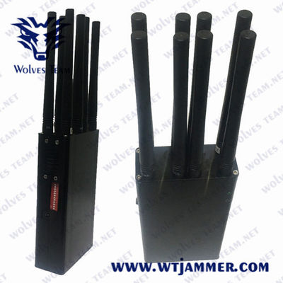Emittente di disturbo tenuta in mano del segnale 8W del portatile WiFi2.4g GPSL1 GSM 30m