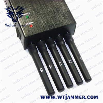 Emittente di disturbo portatile dei Gps 1.5W dell'antenna 15m del peso leggero 5