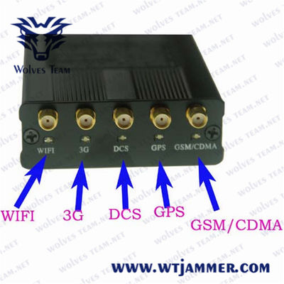 8 metri di GPS WiFi 5 dell'antenna di emittente di disturbo portatile del segnale