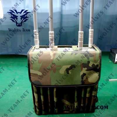 comprare Militare 5 bande GPS WIFI5.8G Backpack Signal Jammer online manufacture