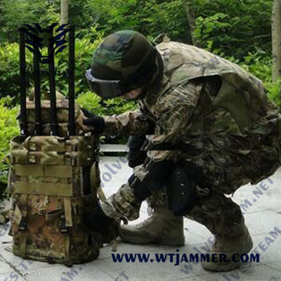 comprare 80 Watt High Power EOD Backpack 4G 5G Jammer del segnale del cellulare Manpack RF Jammer online manufacture