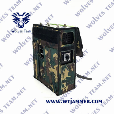 5 emittente di disturbo del segnale del fuco dello zaino delle bande 90w GPS WIFI5.8G