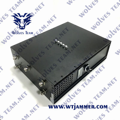 emittente di disturbo durevole militare dello zaino del segnale del fuco di GPS WIFI5.8G di alto potere 90W