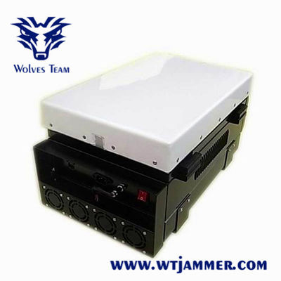 Emittente di disturbo all'aperto impermeabile del fuco del UAV di segnale WiFi del portatile rf GPS di alto potere militare 350W