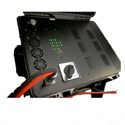 comprare 600W Militare impermeabile all'aria aperta Portabile Protezione VIP RF GPS WIFI Segnale UAV Drone Jammer online manufacture