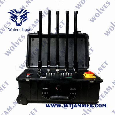 comprare 6 bande 2500 metri 600W Bloccante segnale drone online manufacture